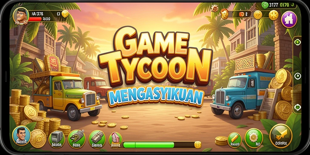 Screenshot utama 3178 menampilkan gameplay seru dalam mengelola bisnis Tycoon.