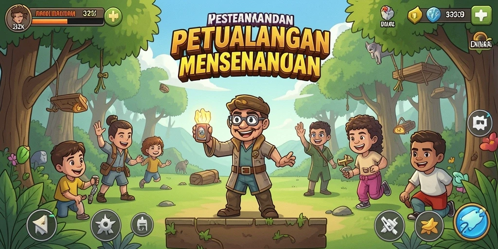Menampilkan gameplay menarik dari 33ZK yang seru dan santai.