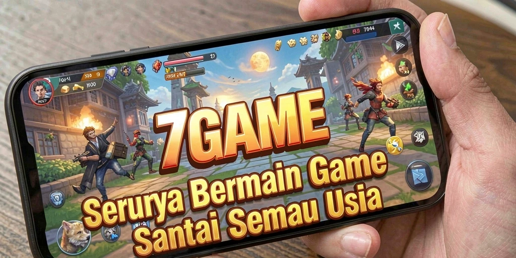 Tampilan seru gameplay 7GAME yang penuh warna dan tantangan.