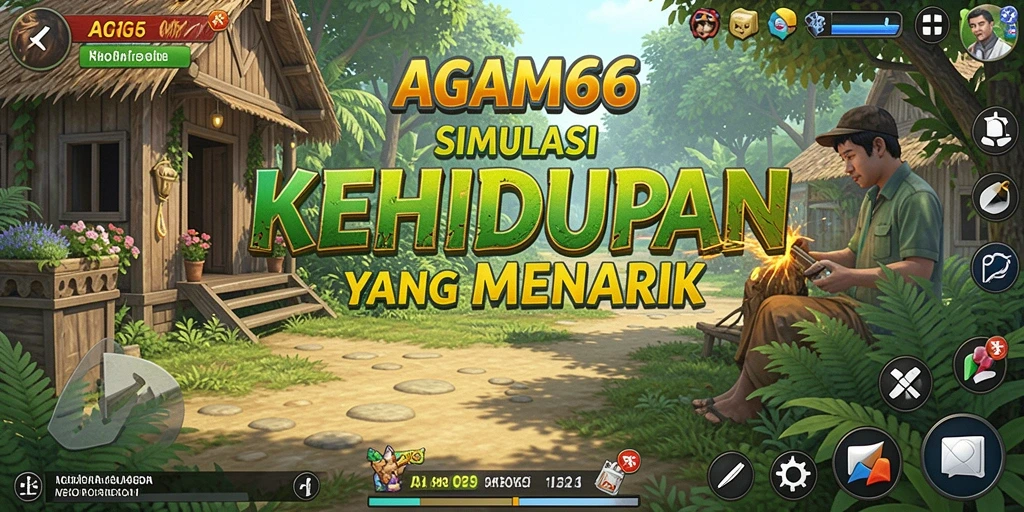 Tampilan gameplay AGAM66 yang memukau dalam simulasi kehidupan.