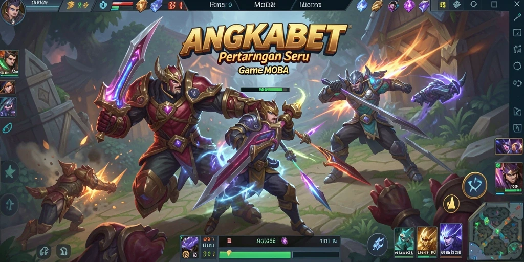 Tampilan seru dari gameplay <strong>ANGKABET</strong> dengan aksi tim yang mendebarkan.