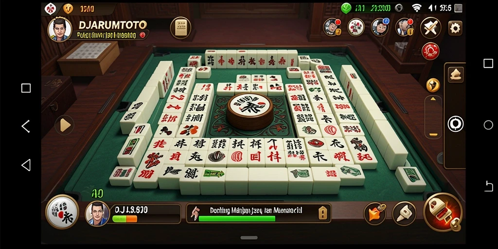 Gameplay Mahjong seru di DJARUMTOTO dengan desain menawan.