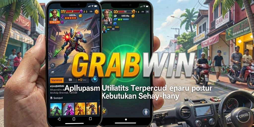 Tampilan antarmuka aplikasi GRABWIN yang sederhana dan fungsional.
