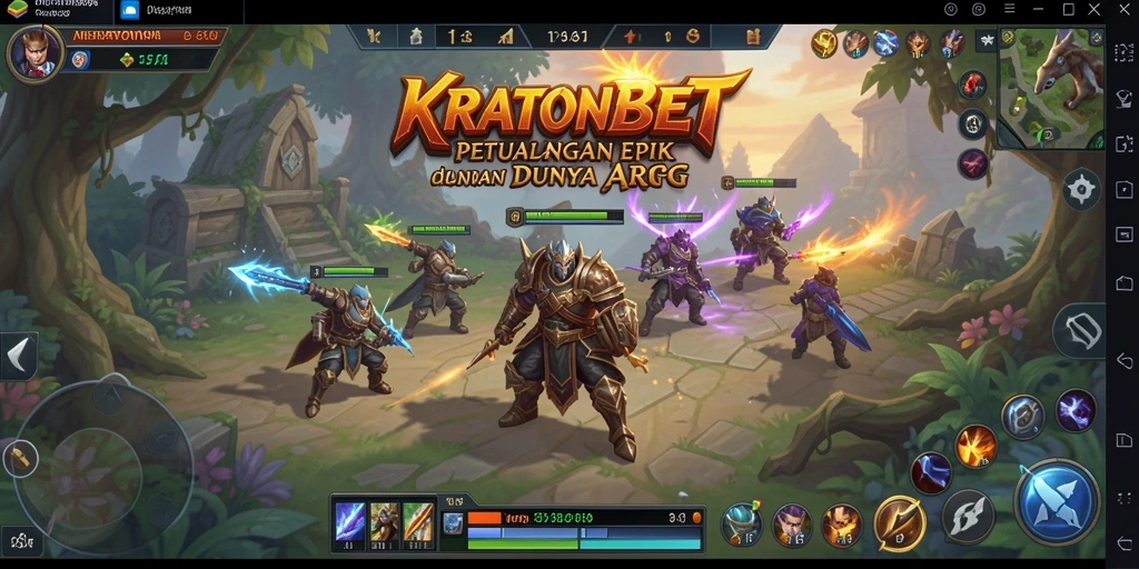 Screenshot KRATONBET menampilkan aksi pertarungan yang mendebarkan.