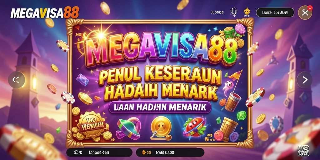 Tampilan menarik dari permainan slot MEGAVISA88.