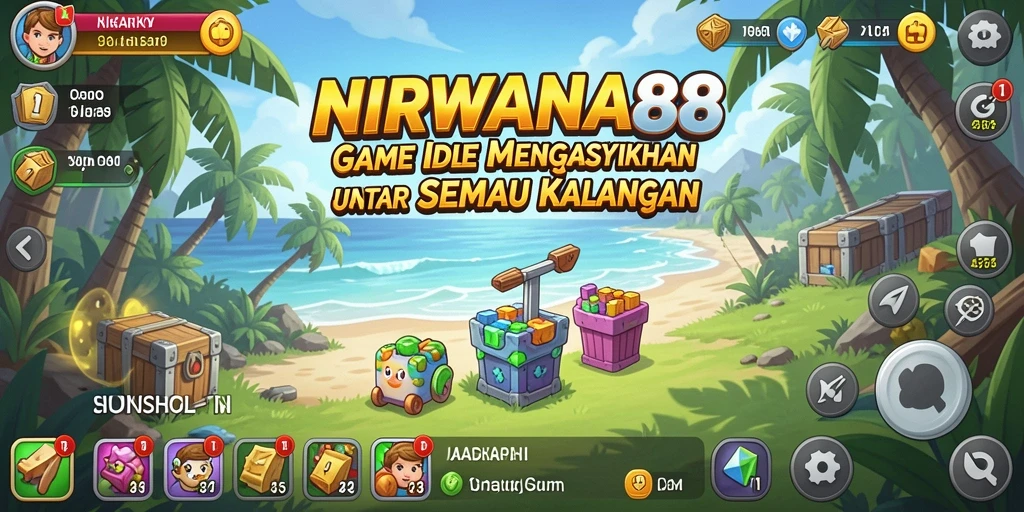 Screenshot utama memperlihatkan gameplay menawan dari NIRWANA88.