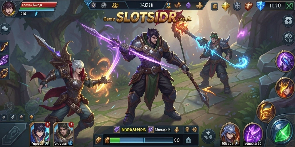 Tampilan menarik dari gameplay SLOTSIDR yang menegangkan.